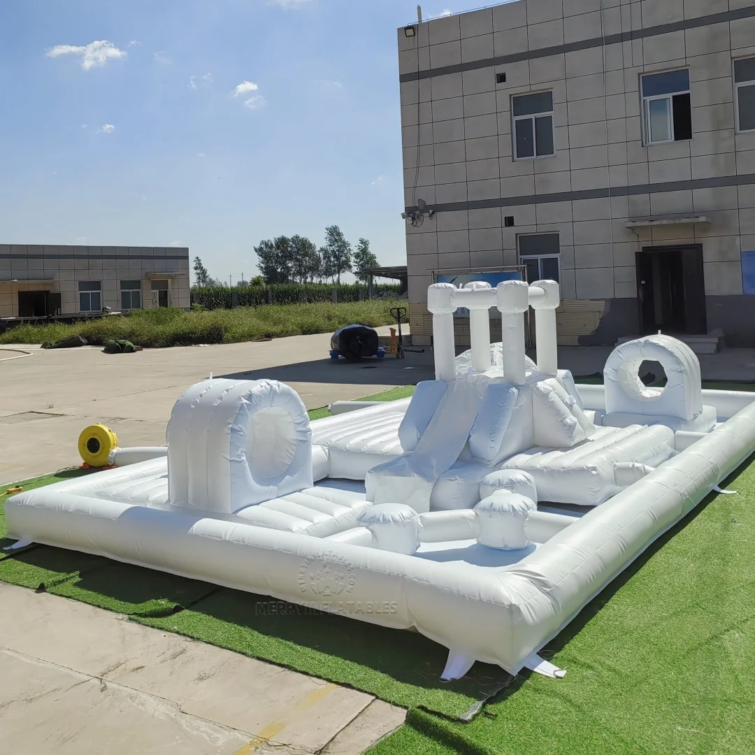 Water Obstacle Splash Pad Toddler Kids Water Pool slide Backyards Summer PVC Splash Pool playground piscina infantil