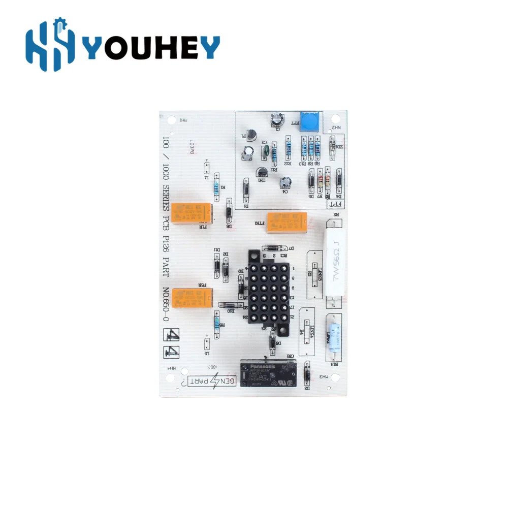 

650-044 650-045 12В 24В FG-wilson 100/1000 Series PCB P126 Модуль контроллера генераторной установки, плата управления скоростью