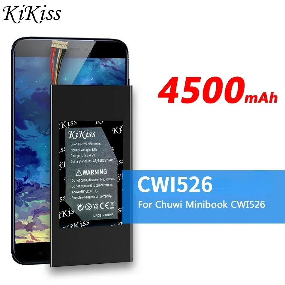 KiKiss 4500mAh NV-635170-2S Battery for Chuwi Minibook CWI526 Replacement Accumulator Batterie Bateria