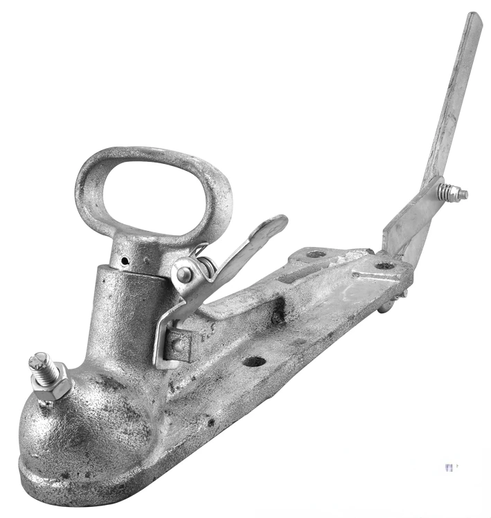 Large Cast Trailer Connector, Trailier Coupler, with Parking Handbrake