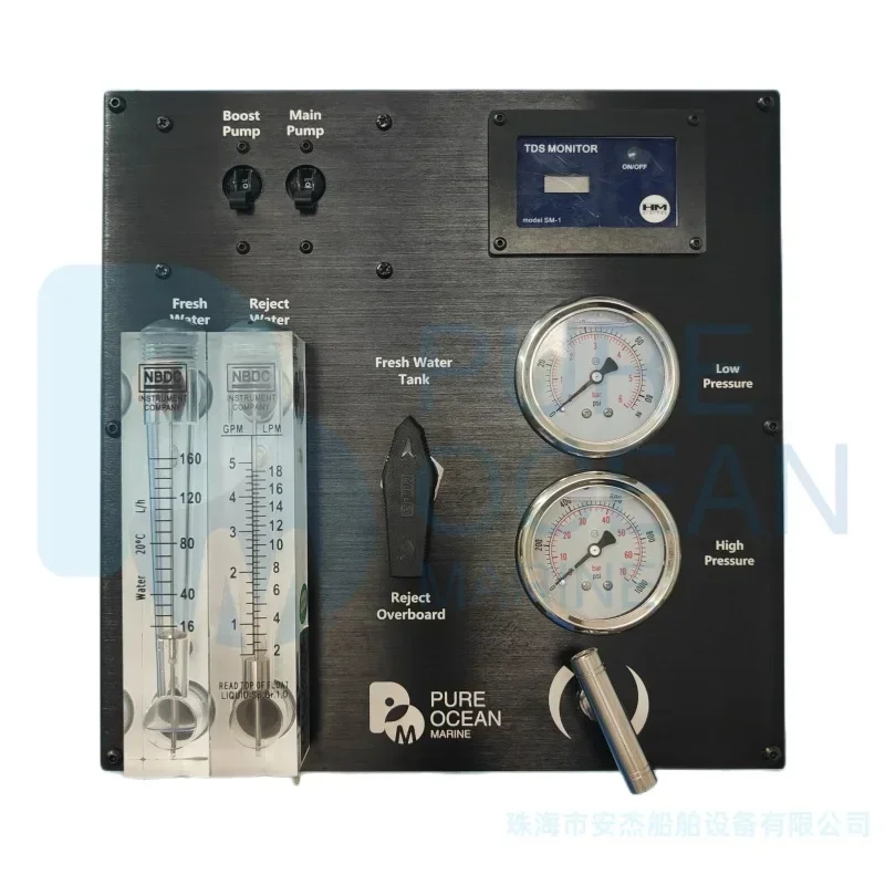 Marine water generator control panel POM embedded panel yacht sailing accessories, seawater desalination system
