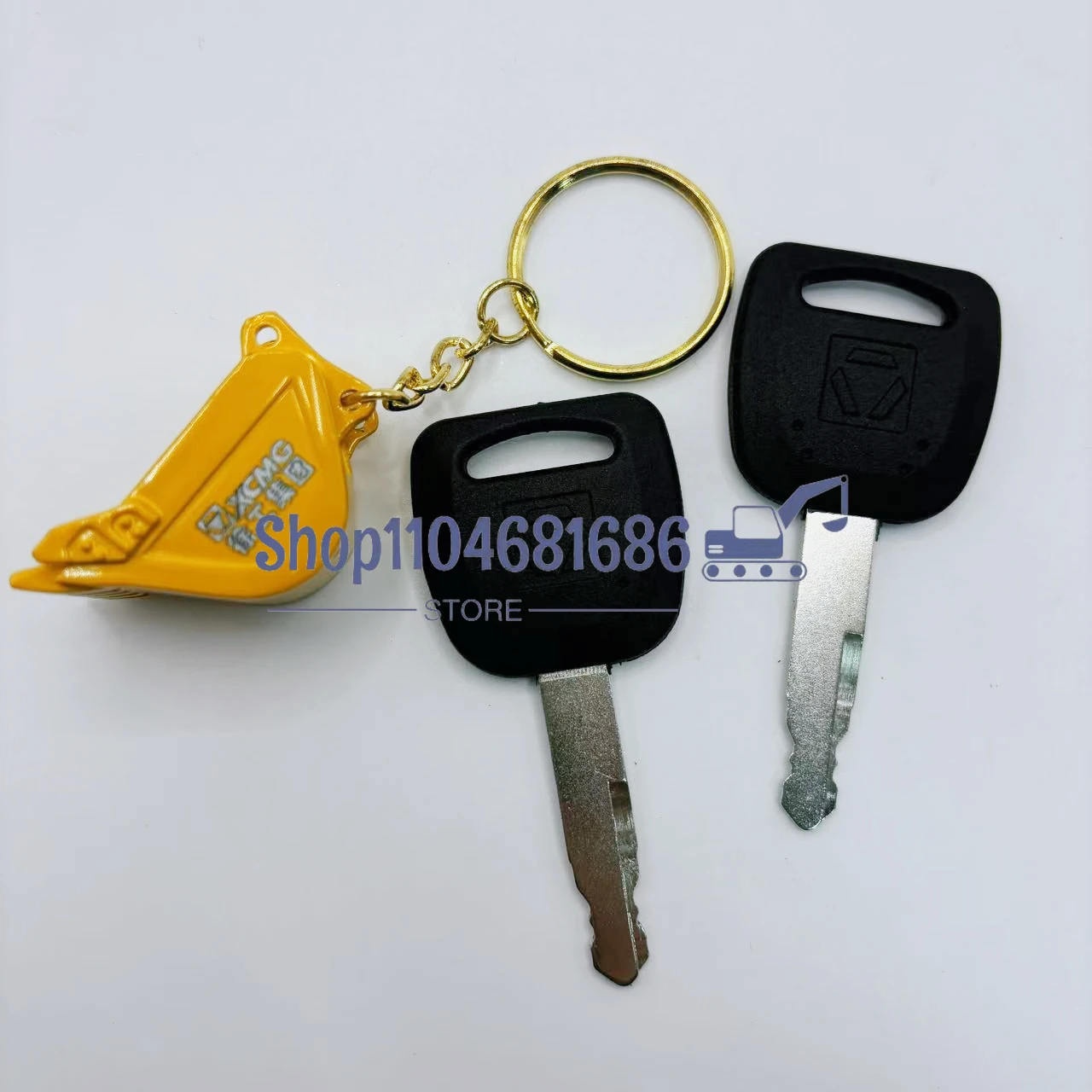 2 قطعة مفاتيح الإشعال ل XCMG حفارة المفاتيح ل 55 60 75DA 80 200 القديمة والجديدة الإشعال كاتب مفتاح فتاحة الزجاجات المفاتيح #3
