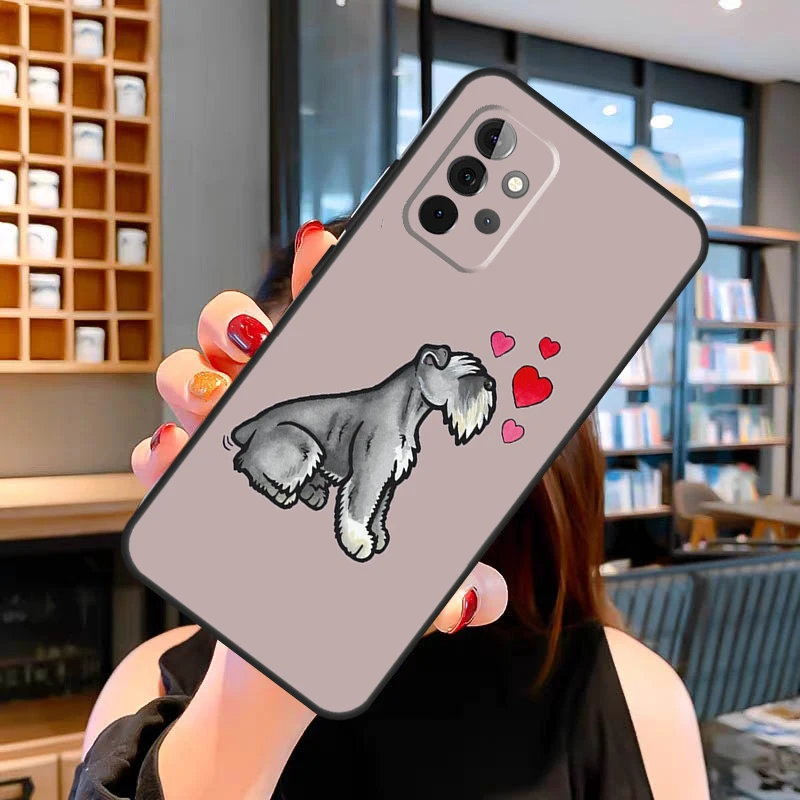 الكرتون شنوزر الكلب القضية لسامسونج غالاكسي A14 A34 A54 A52S A12 A22 A32 A52 A72 A13 A33 A53 A73 A31 A51 A71