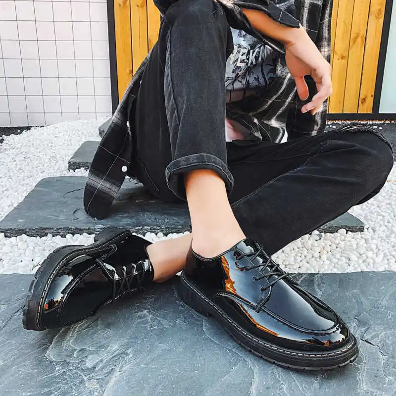 Flat Sole Increase Height Men's Spring Boots Loafers Shoes Without Heels Size 48 Mens Sneakers Sport Top Grade Lux Holiday