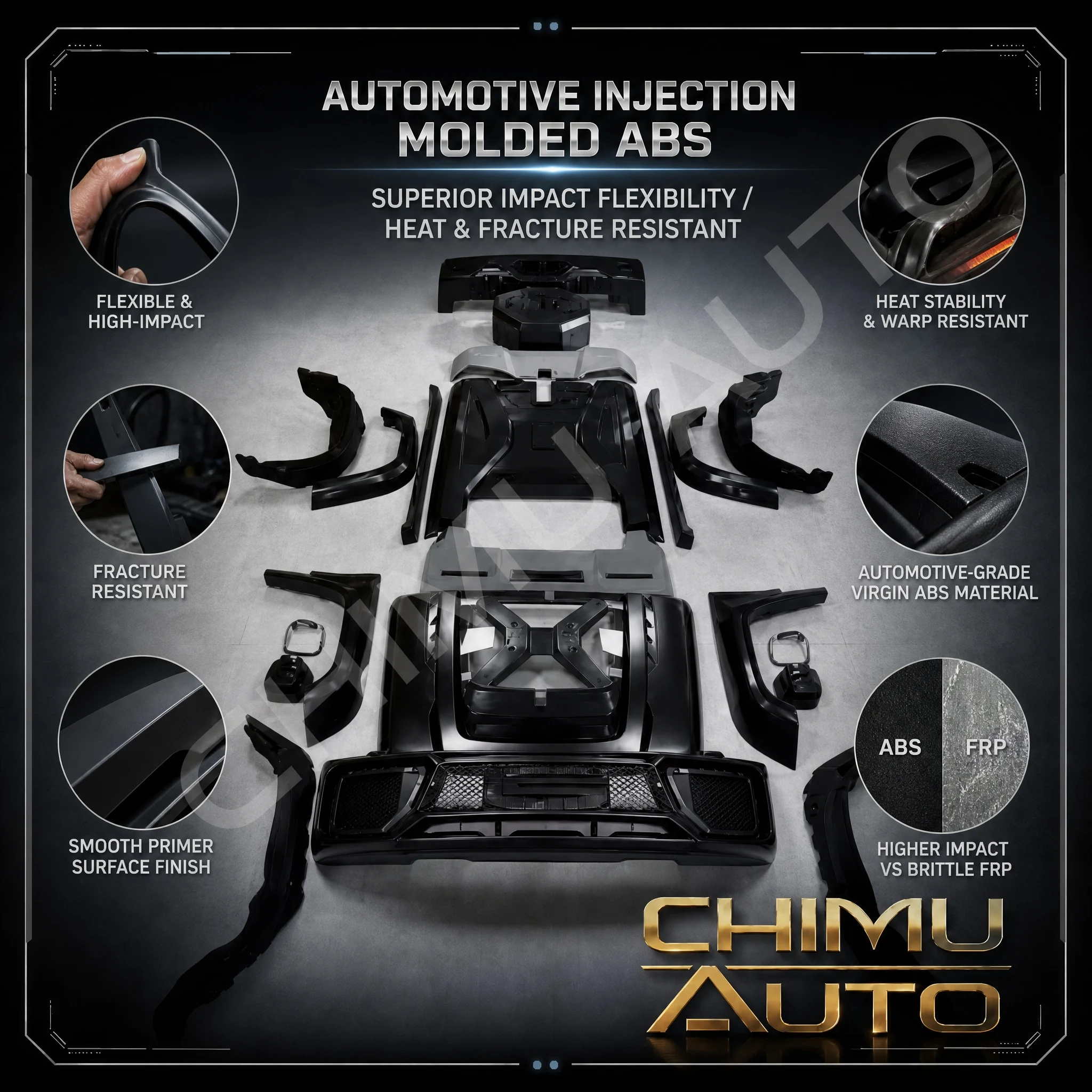 【CHIMU AUTO】For Tank 300 Windshield Washer Fluid Reservoir 4.2L Large Capacity Hidden Wheel Arch Wiper Water Tank Relocation Kit