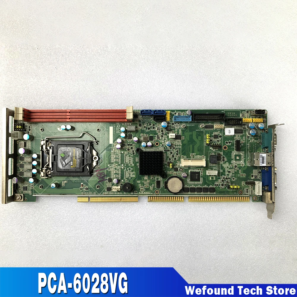 Para placa-mãe de controle industrial Advantech PCA-6028VG PCA-6028 REV.A1