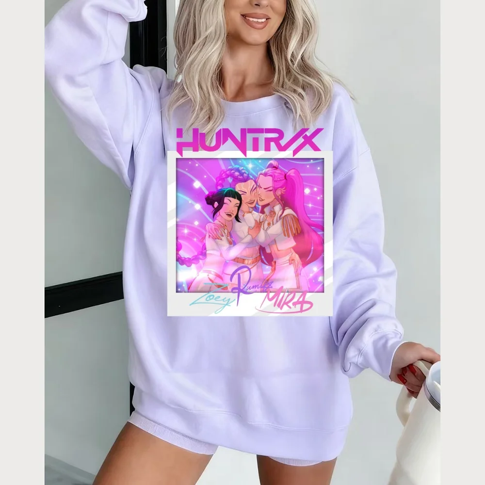 KPop デーモンハンター映画 2025 新しいフーディストリートトレンドスウェットシャツ男性と女性のレトロファッションオーバーサイズ服