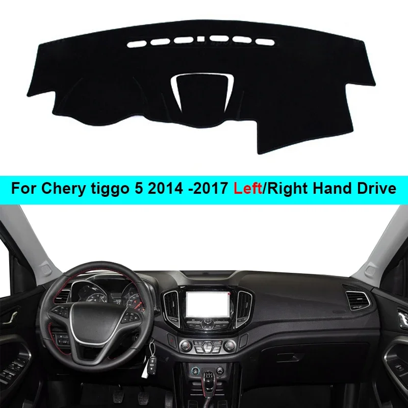 Car Dashboard Cover Pad For Chery Tiggo 5 2014–2017 Sunshade Protector Anti-UV Dash Mats Non-slip Pads Interior Accessories