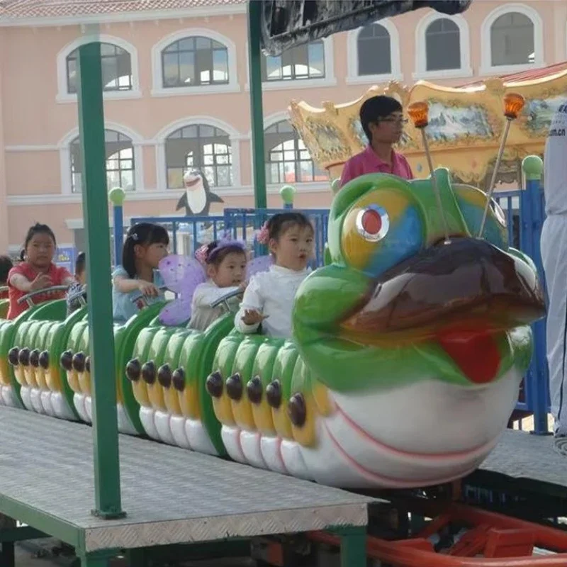 Equipo de parque de atracciones para niños, ferrocarril de alta velocidad, atracción de montaña rusa, tren de pista para niños, Mini paseos en lanzadera