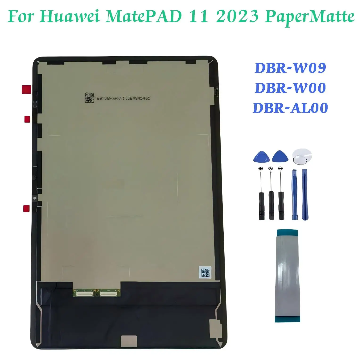 

A+ For HUAWEI MATEPAD 11 2023 PaperMatte DBR-W09 DBR-W00 DBR-W10 AL00 LCD Display Touch Screen Digitizer Glass Assembly
