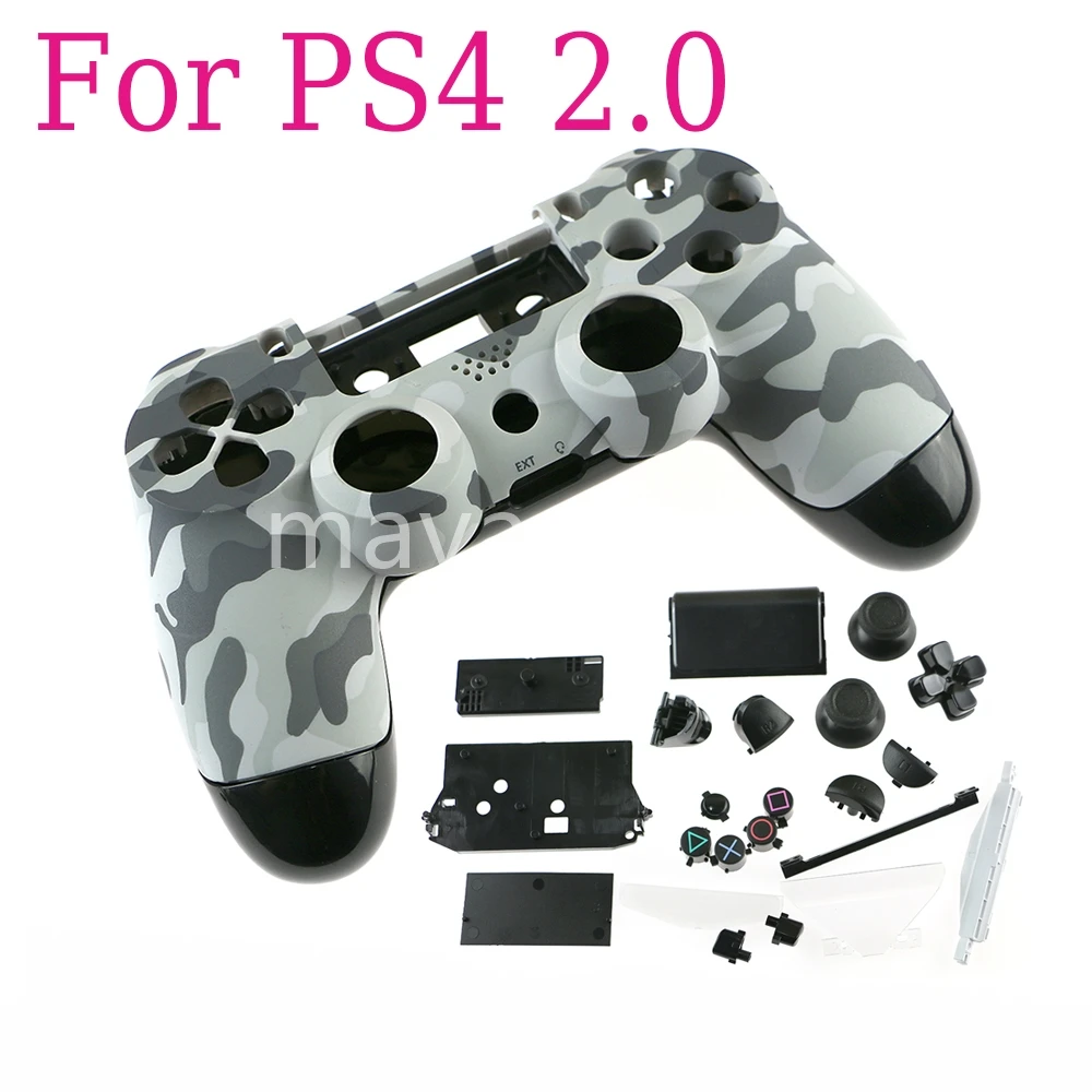 10sets-camouflage-replacement-case-shell-for-playstation-4-ps4-jds-001-010-controller-camo-cover