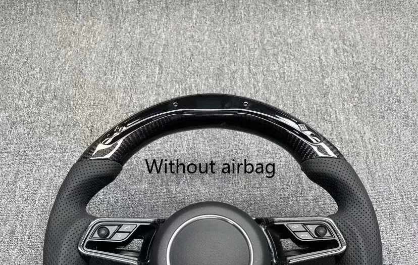 Carbon Fiber Steering Wheel with LED, Customizable  for Porsche Cayenne