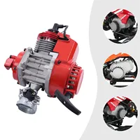 Modified 6 Teeth Pull Start Engine Motor for 2 Stroke 49CC Mini Dirt Bike Pocket Bike Scooter ATV