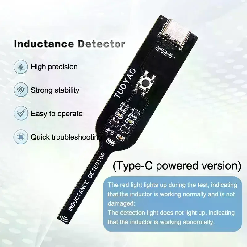 /TPz/Tool Inductor Detector Motherboard Coil Tester For Phone Motherboard Repair Electromagnetic Induction Quick Fault Check