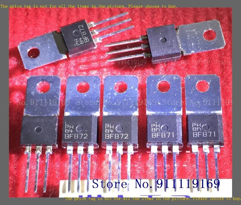 2pcs/lot=a pair BF872 BF871 TO-202