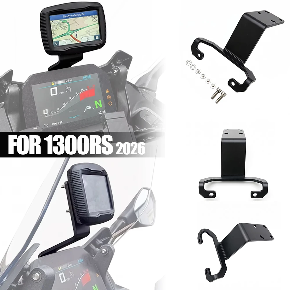 Motorcycle Raised GPS Navigation Mount Mobile Phone Holder Stand GPS Mounting Bracket For R1300RS R 1300 RS 1300RS RS1300