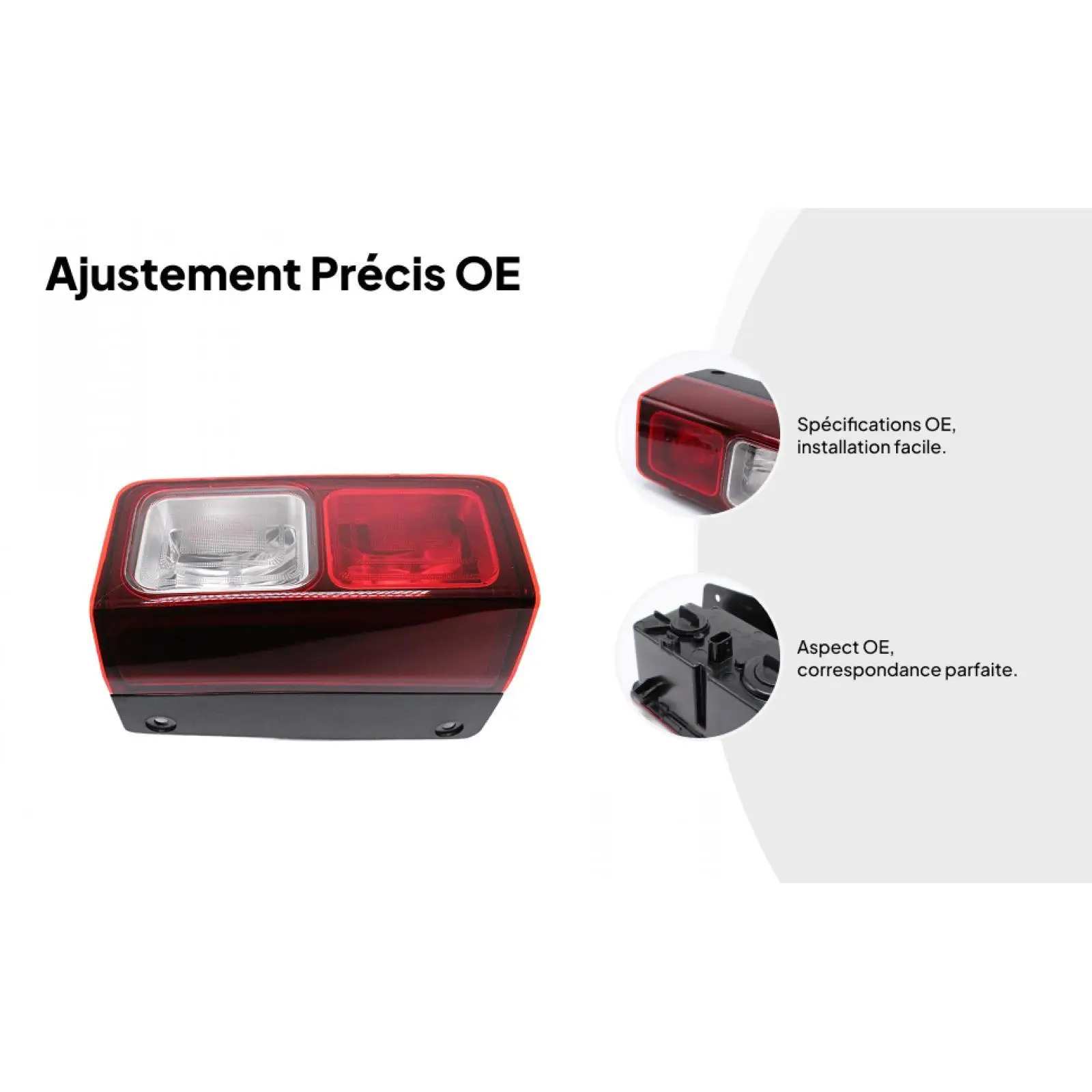 

Прочная пластиковая задняя фара в сборе для Vauxhall Vivaro B 2014 года и новее, запчасти для ремонта автомобиля