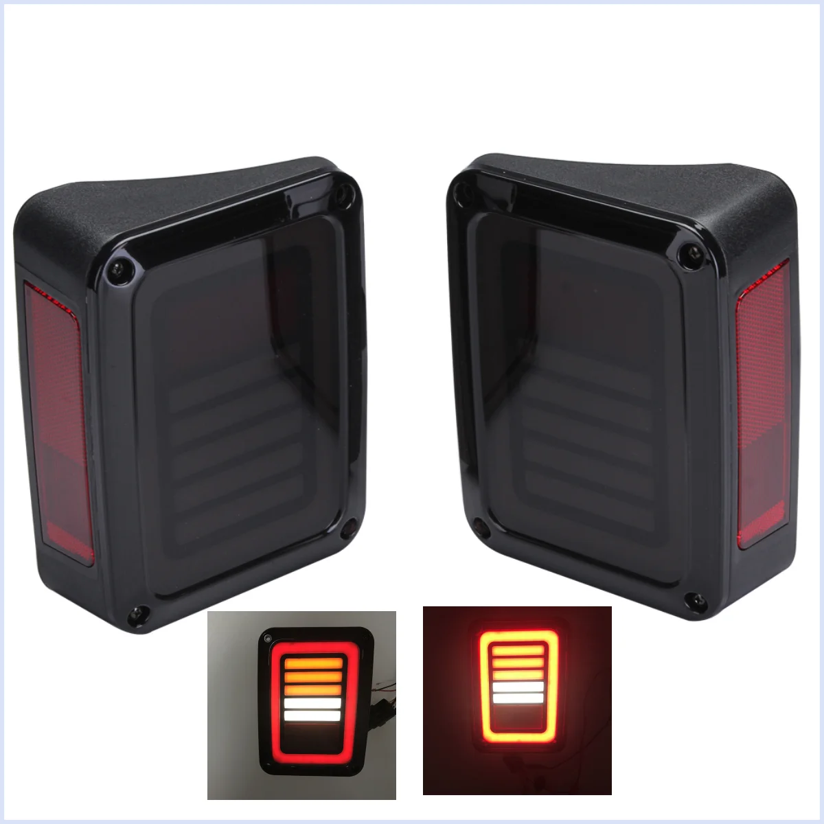 

Светодиодный задний фонарь Dragon Edition, американская версия указателей поворота, красный J267 для Jeep Wrangler JK2007-15 Wrangler