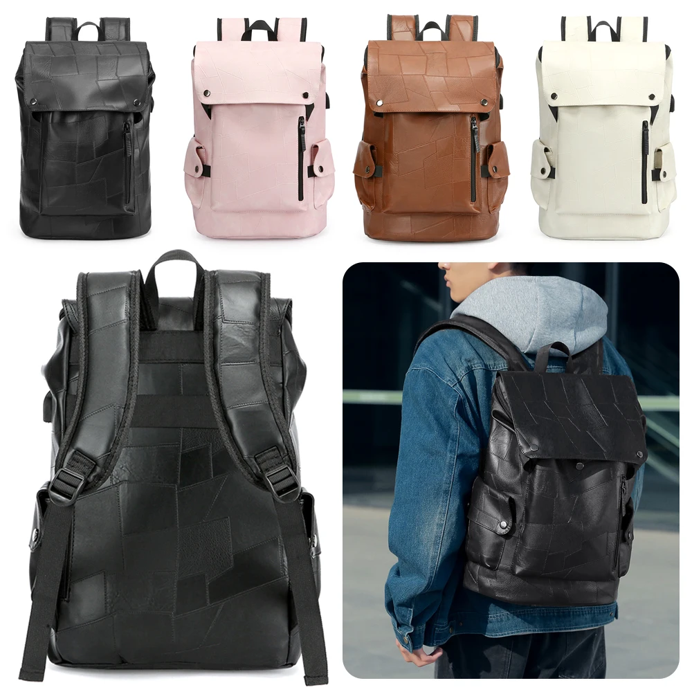 

PU Men's Backpack​​ ​​Waterproof ​​​Lightweight​​ ​Sports Backpack​​ Durable​​ Multifunctional​​ ​​​Travel Backpack​​