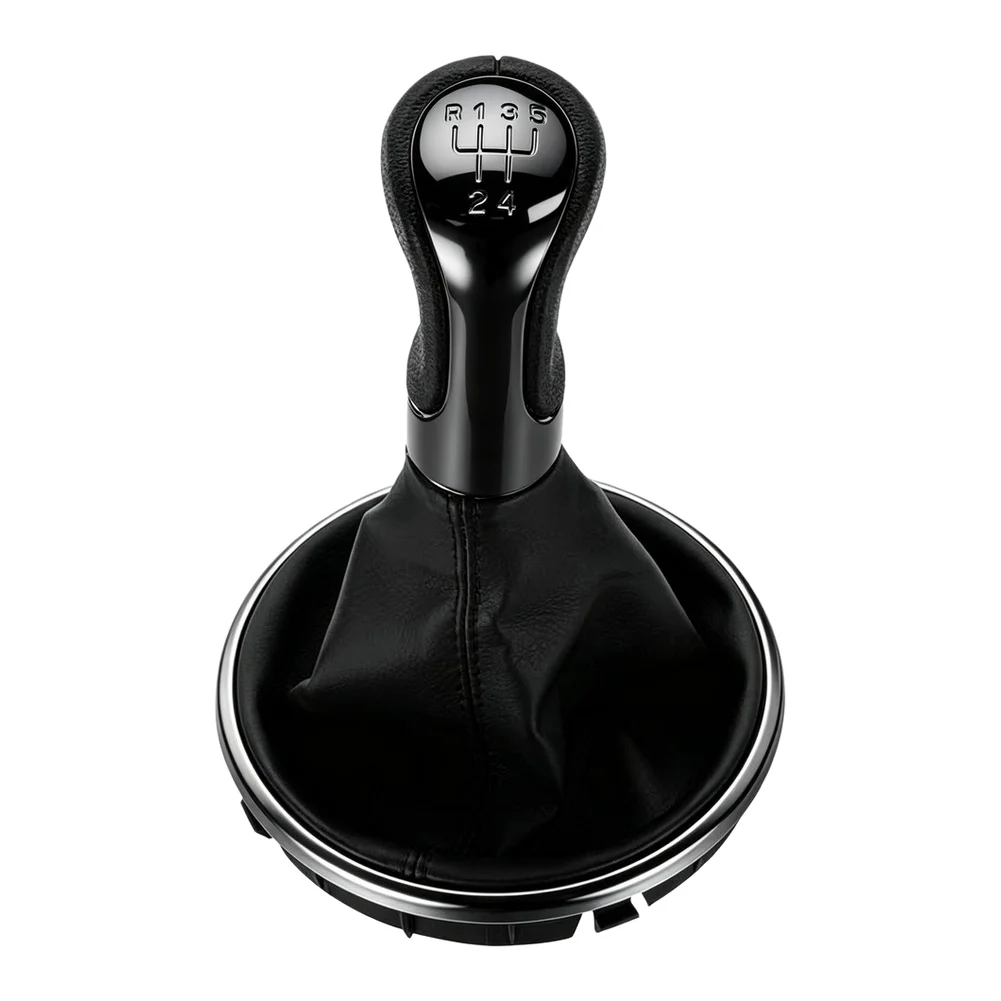 Gear Shift Knob Boot Dust Cover Made of Leather for For skoda For fabia 2 For fabia II 2006-2010 5-Speed Manual Compatibility