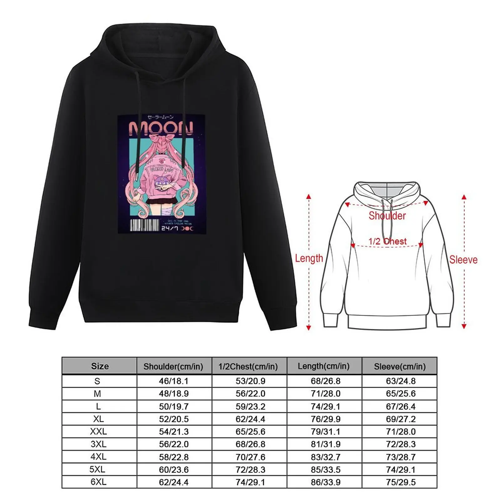Sailor Guardian Girl Power! Hoodie autumn new products winter clothes mens clothing men's sweat-shirt set designer hoodies