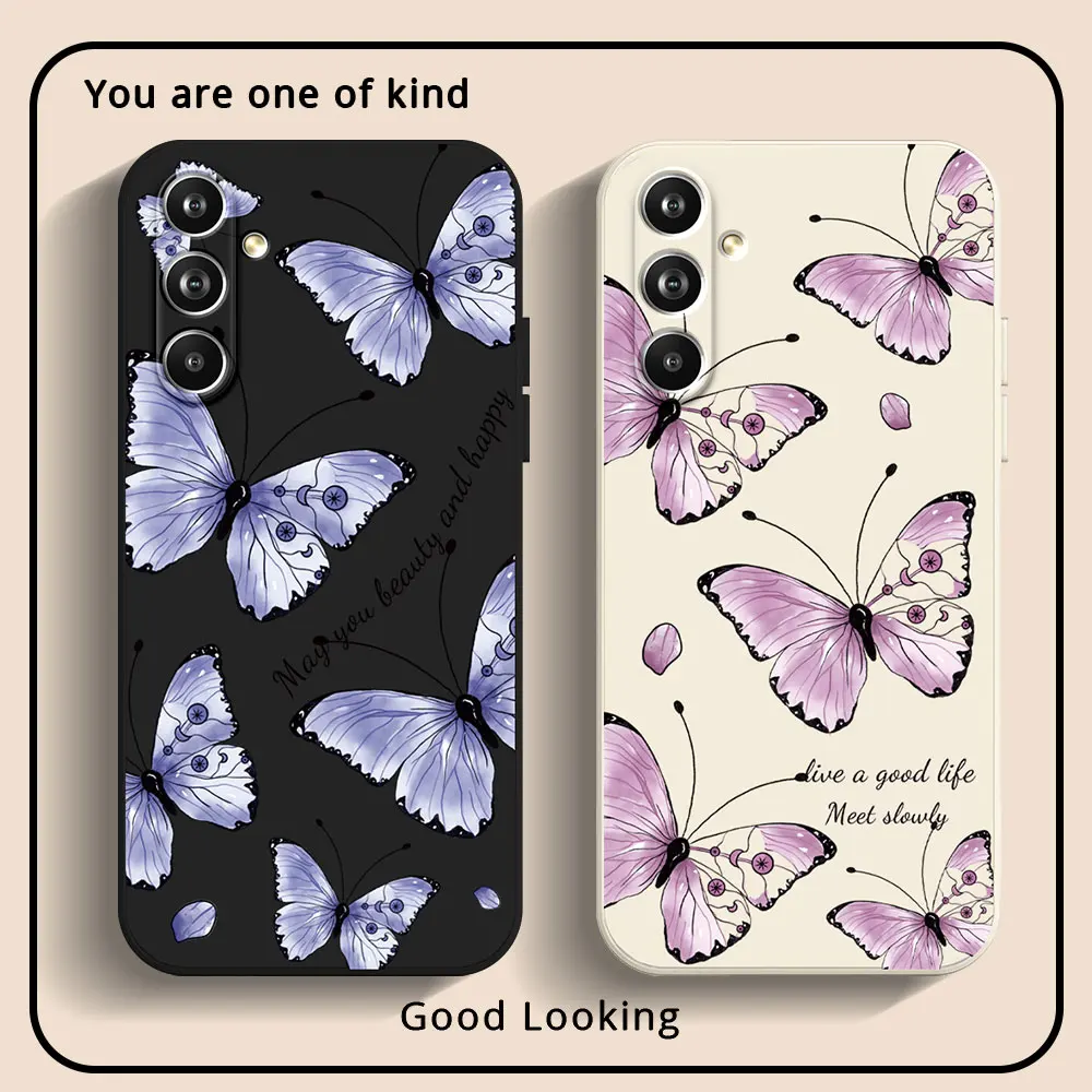 Girl Style Case For Samsung M32 M33 M52 M53 M54 5G Galaxy M10 M11 M12 M13 M14 Jump 2 Quantum3 Shockproof Soft TPU Silicone Cover