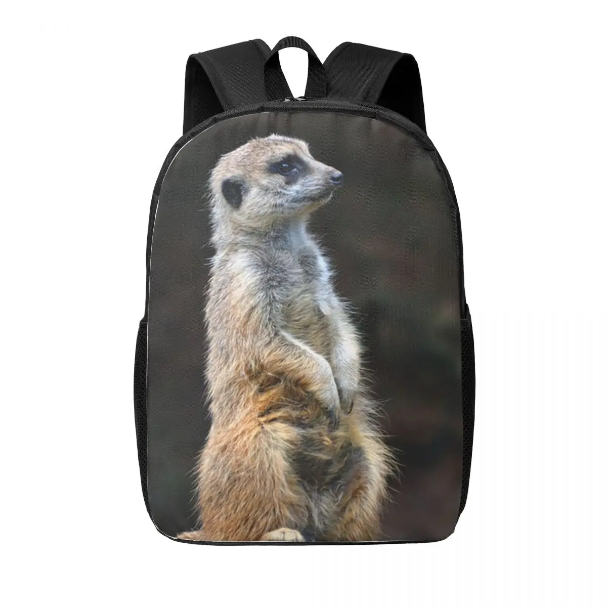 

Meerkat Woman Backpacks Boys Girls Bookbag Fashion Children School Bags Portability Laptop Rucksack Shoulder Bag
