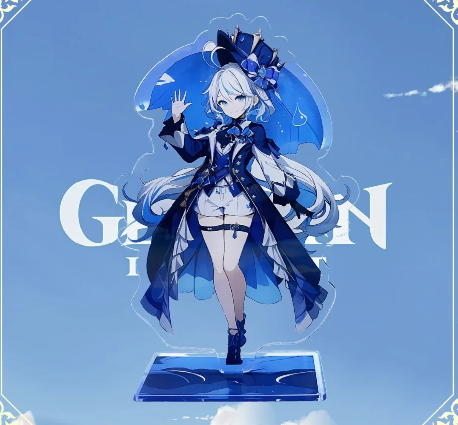 Anime Genshin Impact Yae Miko Furina  Alhaitham Shikanoin Heizou  Acrylic Stand Figure Display Model Plate Cosplay Tabletop Gift