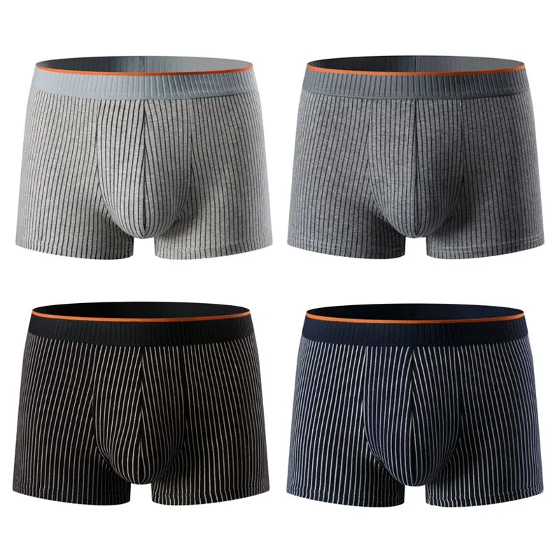 4pcs Men S Panties Boys Man Cotton Boxer Pants Antibacterial Shorts Men S Boxers Shorts Head Summer