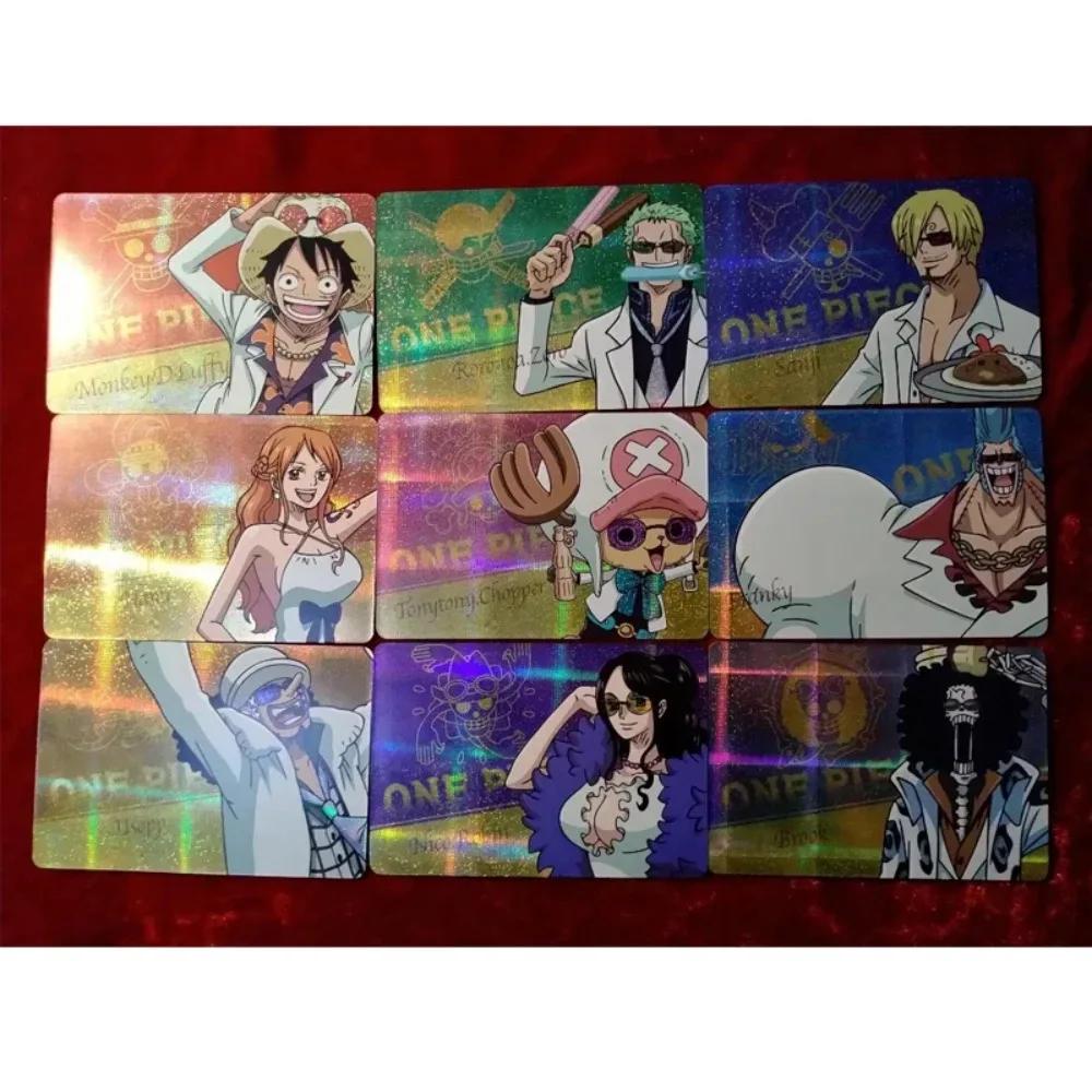 

ONE PIECE DIY Homemade Flash Card Monkey D. Luffy Tony Tony Chopper Anime Game Peripheral Collection Christmas Present