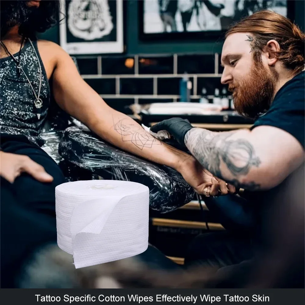 1 Roll Tattoo Wipe Paper Beauty Cleansing Tissue Tattoo Cleaning Tools Tattoo Supplies Accessories