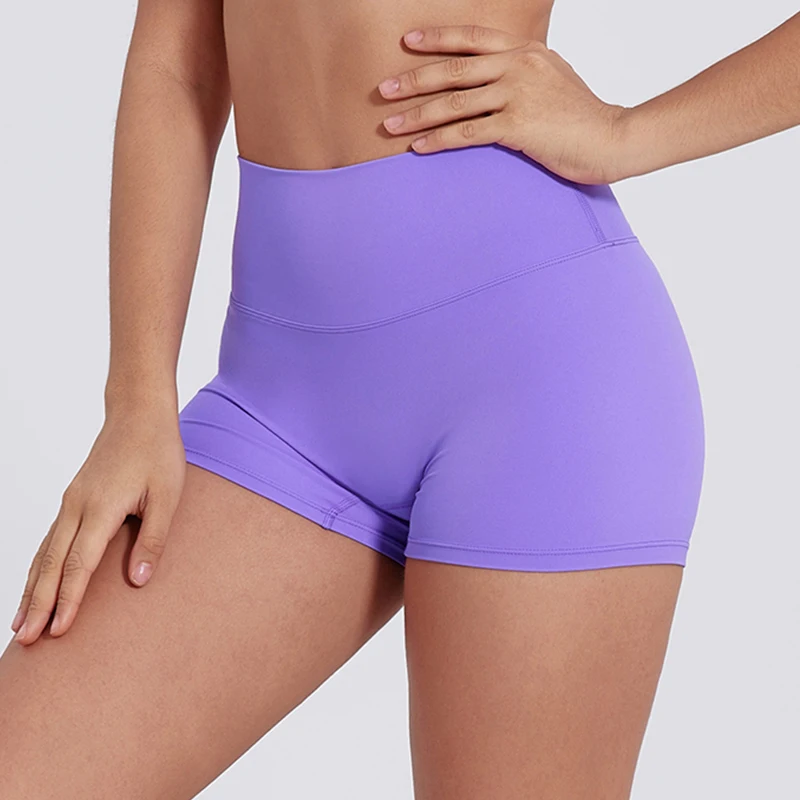 Frauen Yoga Fitness Shorts Laufen Radfahren Frauen Leggings schnell trocknen atmungsaktive hoch taillierte Yoga Shorts