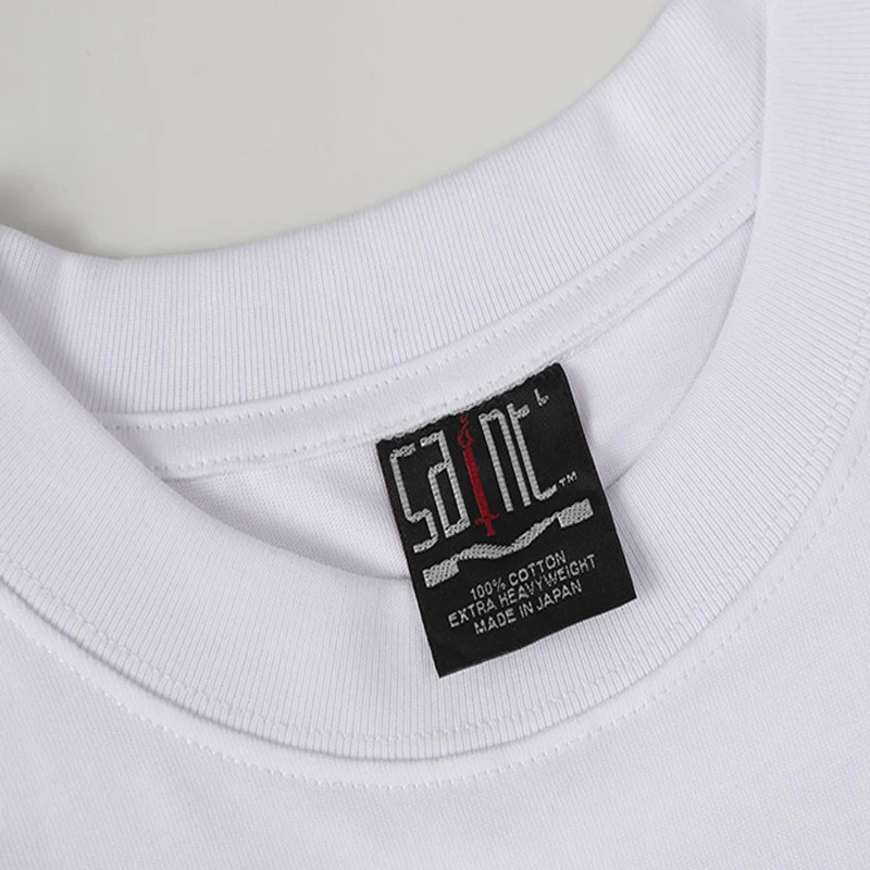 الرجال النساء زوجين الملونة رسالة شعار الحب سونغ سانت بأكمام طويلة تي شيرت أعلى جودة القطن فضفاض المحملة ربيع الخريف تي شيرت