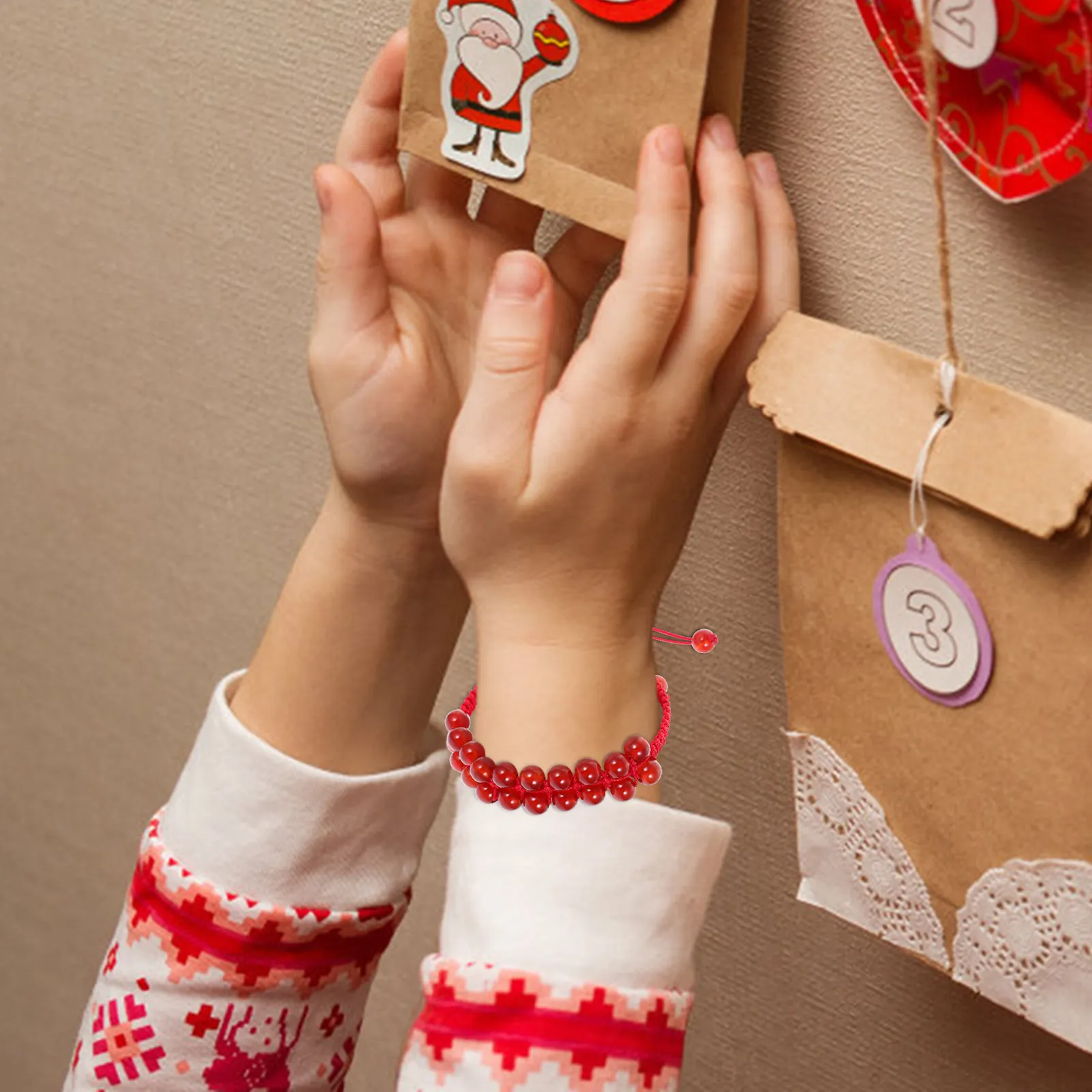 

Круглый браслет из натурального агата с бусинами, регулируемый эластичный браслет для женщин и мужчин, унисекс, модный, эстетичный, декоративный, для повседневной носки