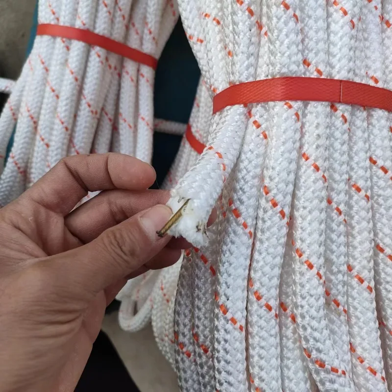 Fire Emergency Ropes High-temperature Resistant Steel Wire Core Safety Rope High Altitude Rope Set Construction Work Ropes