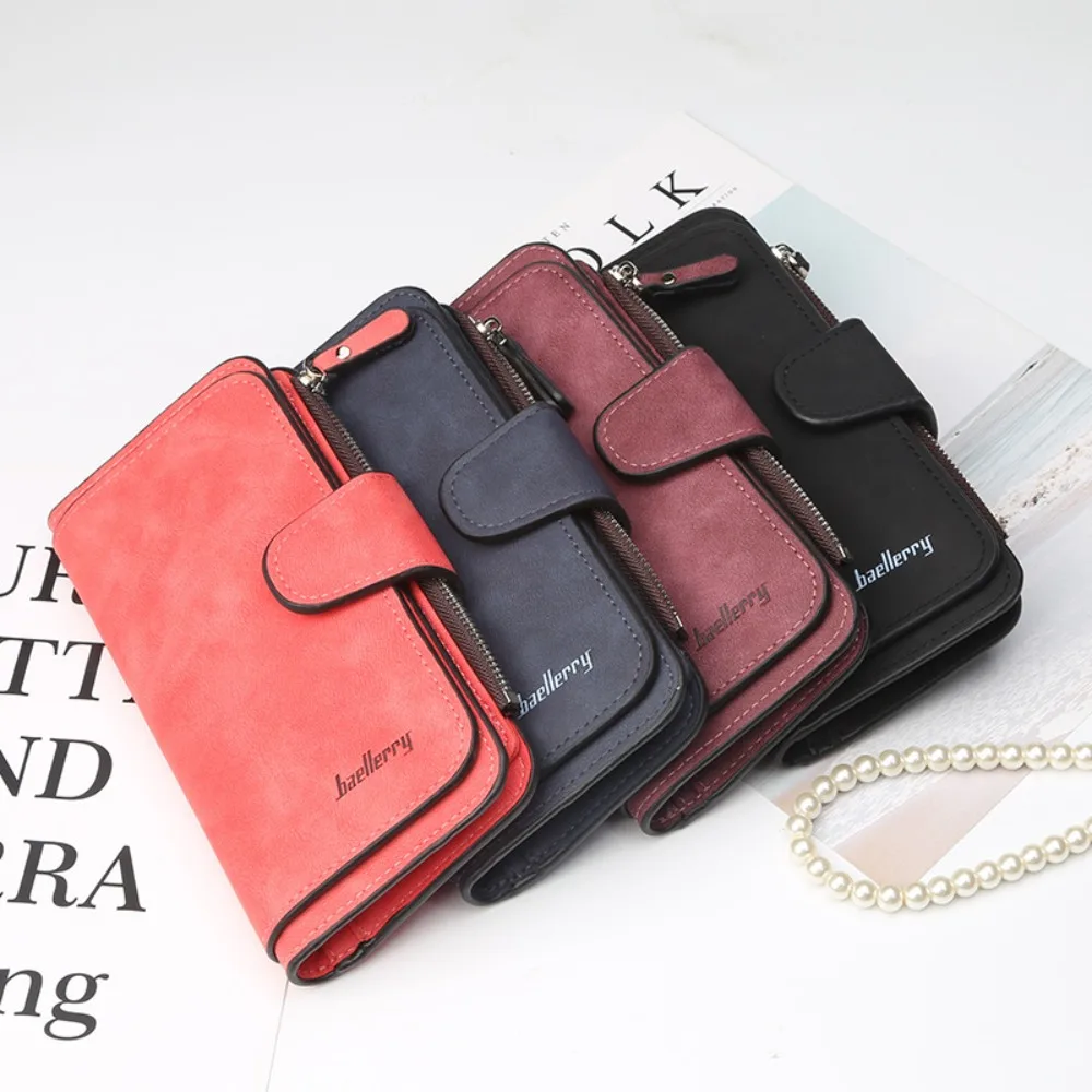 

Women Fashion Pu Leather Multifunctional Wallet ID Bank Card Dollar Storage Bag Foldable Purse Card Holder Handbag For Gift