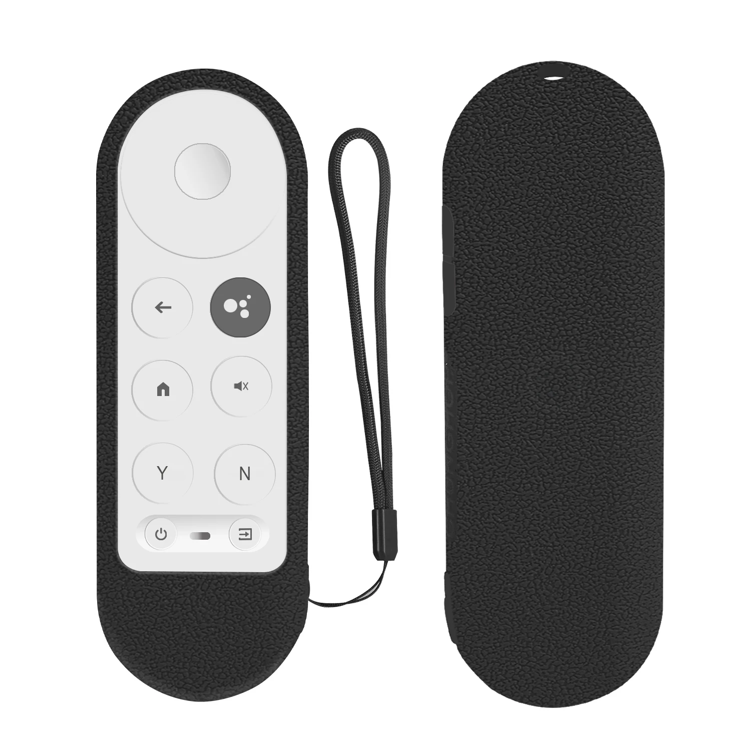 Silicone Case Cover Shell Fit for Google Chromecast TV G9N9N 2020 Voice Remote Control Shockproof Soft Protective Sheath view 6