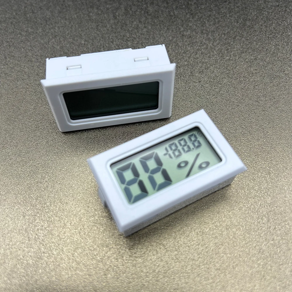 3D Printer Parts Dry Box Hygrometer With/without Battery, the battery model number for the hygrometer is: LR44BUTTONCELL