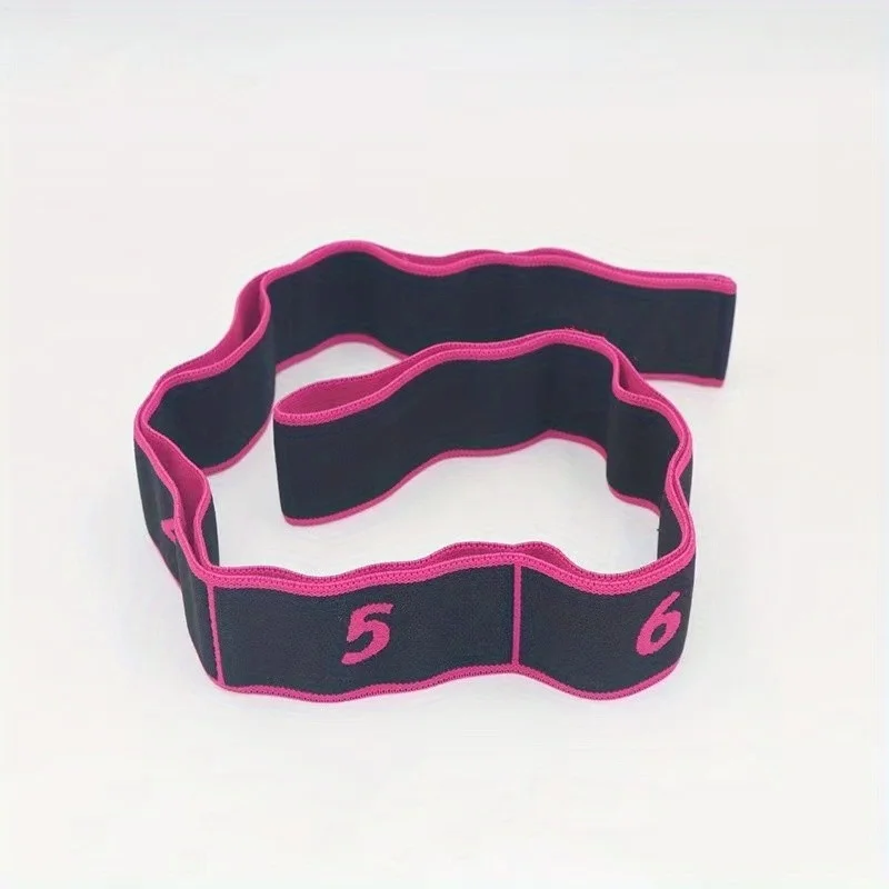 Fascia elastica di resistenza Yoga fascia elastica 8 anelli separati ginnastica fascia di resistenza elasticizzata palestra allenamento fitness