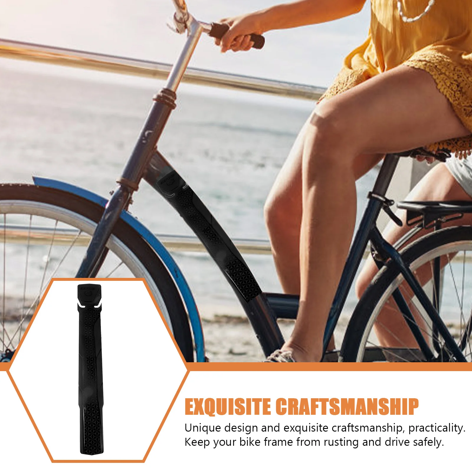 

Mountain Bike Frame Protector Strong Adhesive Waterproof Tape Protects Against Scratches and Collisions Universal Fit Cycling