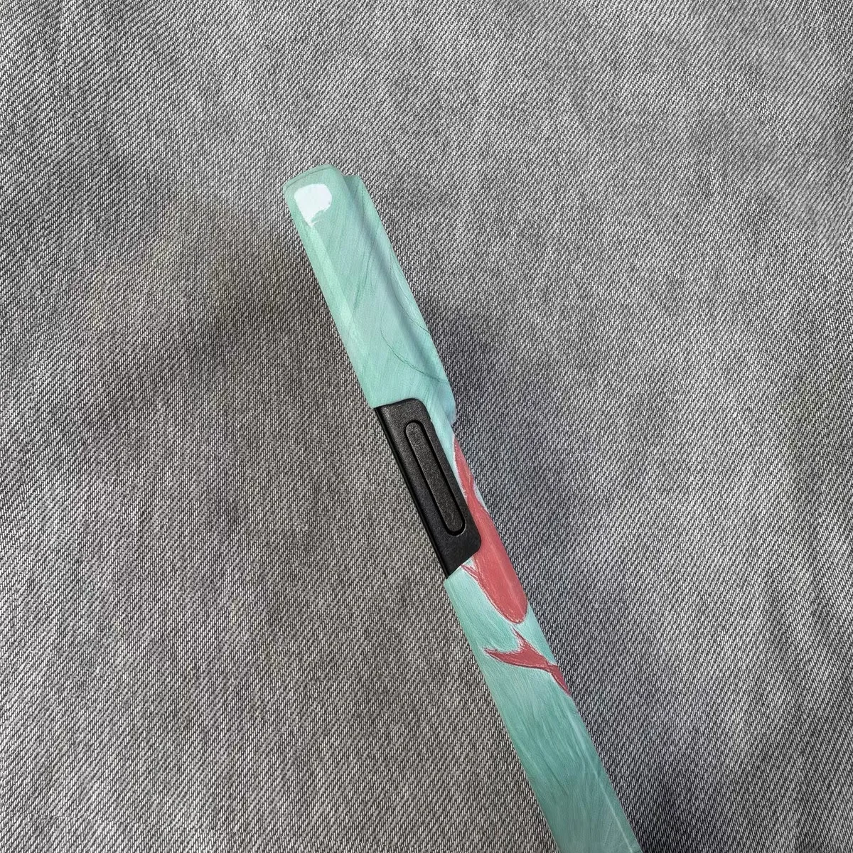 حافظة هاتف سفلية خضراء مع سمكة حمراء لهاتف آيفون 17 Air 16E 15 PROMAX 14 Plus 13 12 MINI 11 PRO 16Plus XR XS غطاء هاتف أكريليك #4