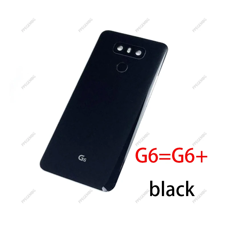 New For LG G6 G6+ LS993 US997 VS998 H870 H871 H872 Housing Back Glass Battery Cover Rear Door Camera Lens glass Touch ID Boutton