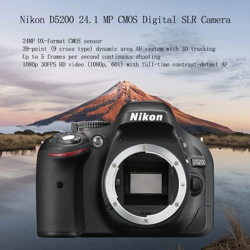 Nikon D5200 DSLR Camera with 18-55mm Lens Kit 1