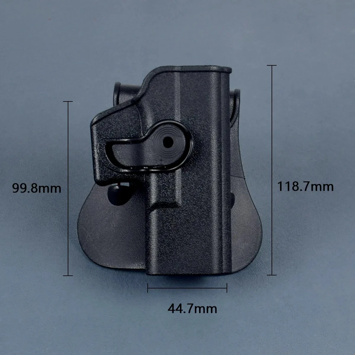 Gk 17 19 M92 Colt 1911 IMI Holster Pouch Bag Case With Magazine Pouch Durable Portable Lightweight Outdoor Right Hand Black/Sand