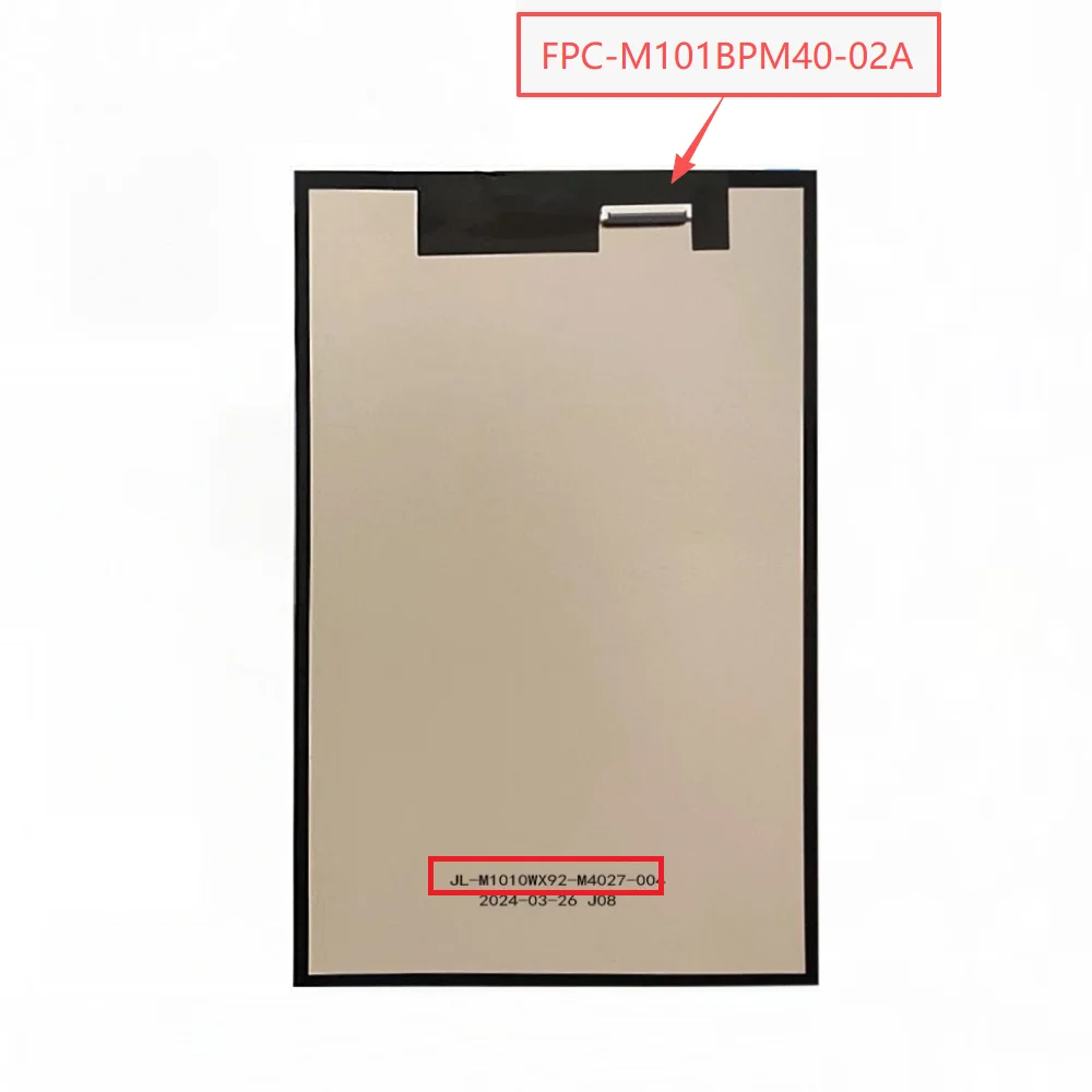 FPC-M101BPM40-02A JL-M1010WX92-M4027 LCD Display For Tablet PC Matrix Screen Repair