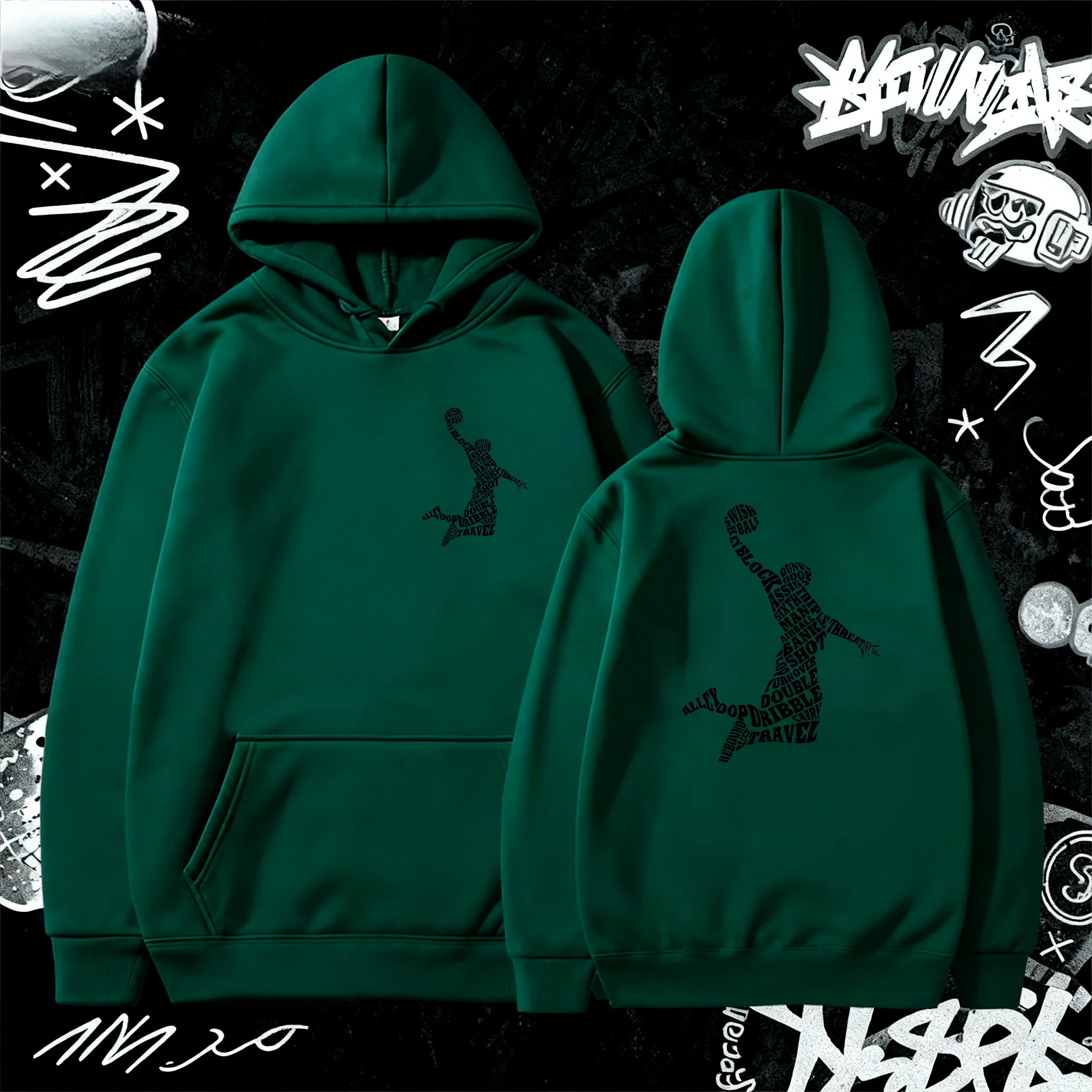 Men's Hooded Sweatshirt All-Year Round Daily Casual Sports Hooded Sweatshirt 2026 Men's Home and Outdoor Comfortable Fashion Pul