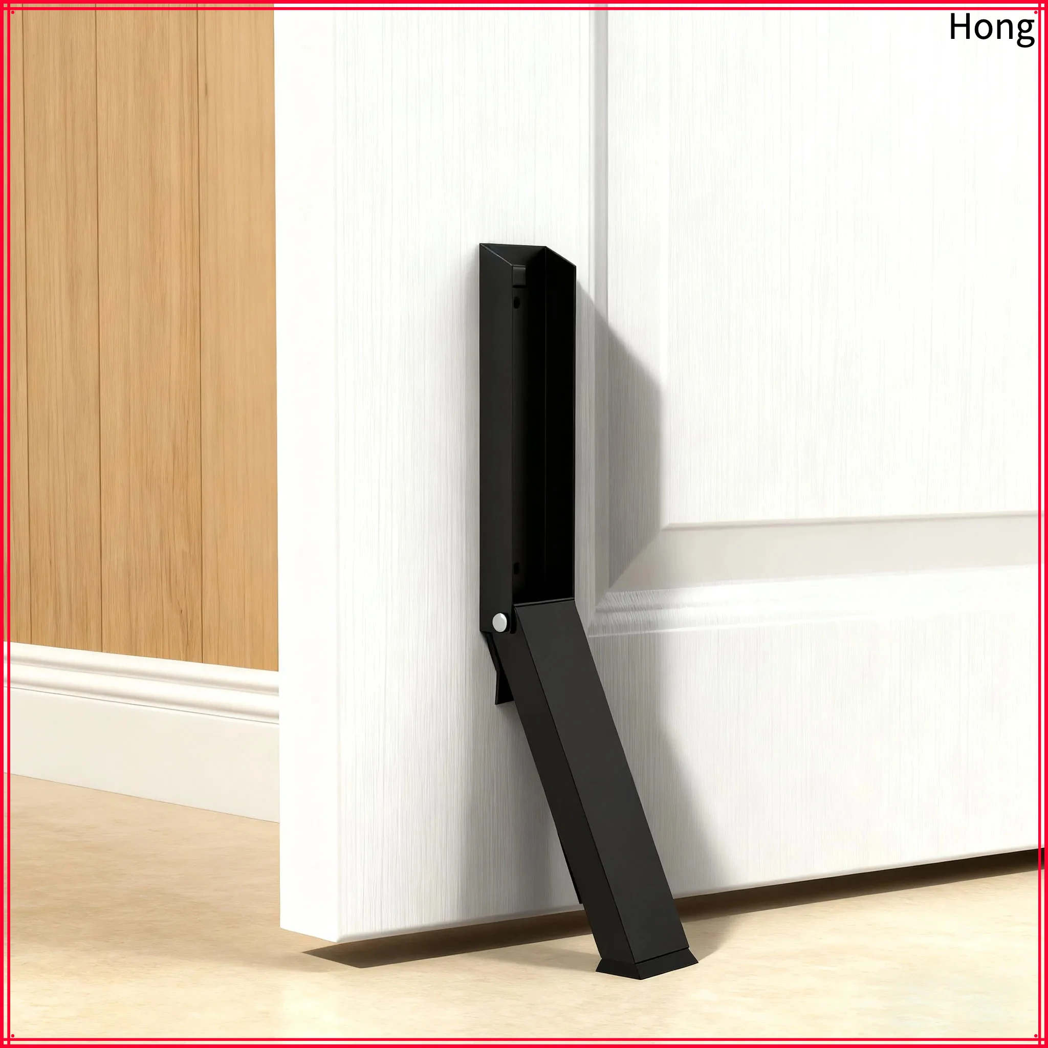 Door Stopper, No Drilling Door Stoppers, Kick Down Door Stop for Bottom of Door, Door Holder to Keep Door Open, Under Door Noise