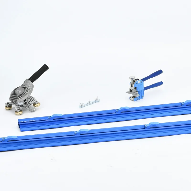 Manual slate push, large slate track manual cutting machine 2.1m tile cutting machine