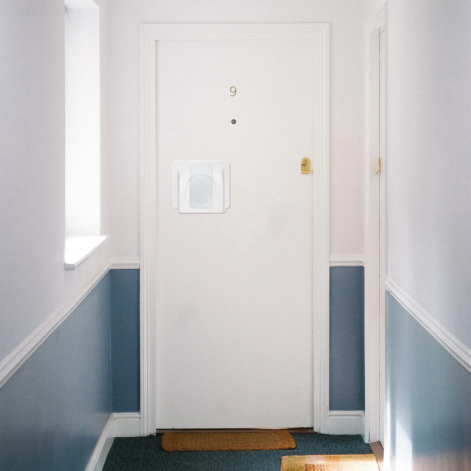 غطاء مقاوم للماء لجرس الباب من الأكريليك الشفاف المقاوم للمطر لآلة الحضور للتحكم في الوصول إلى بصمات الأصابع الخارجية