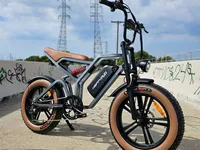 Happyrun G60 City Electric Bicycle 48V 1500W Peak 18Ah Removable Battery 50km/H 20-Inch Fat Tires Shimano 7-Speed Electric Bike